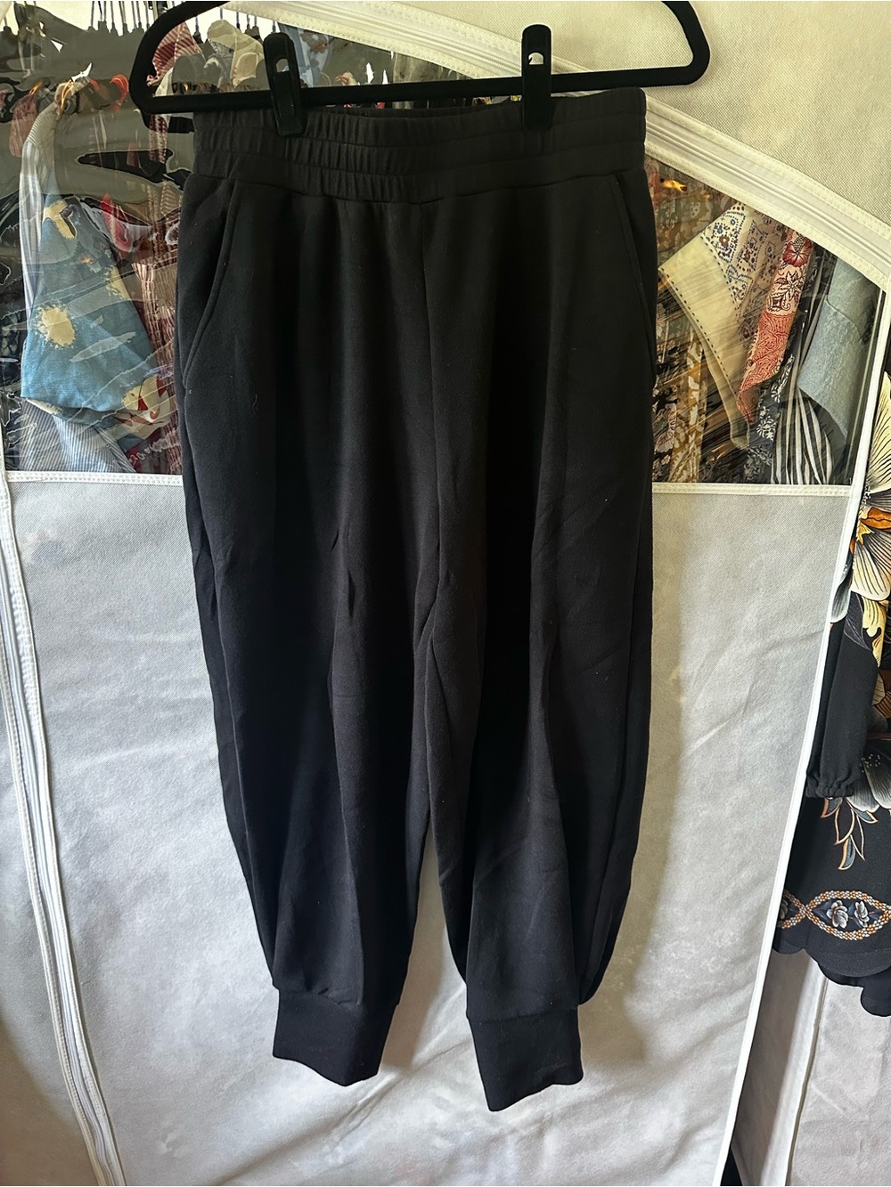 Varley DoubleSoft Relaxed Pant 25” Black Joggers Size Medium